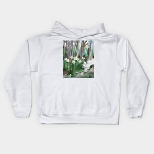 Narcissus in the Forest Kids Hoodie
